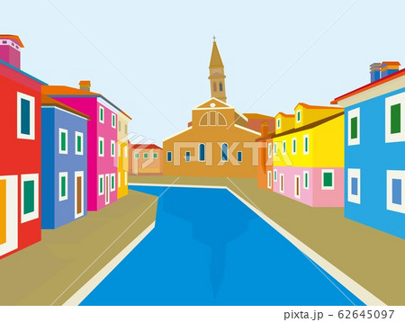 ブラーノ burano ヴェネツィア venezia ブラーノ burano ヴェネツィア venezia 62645097