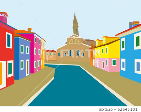 ブラーノ burano ヴェネツィア venezia ブラーノ burano ヴェネツィア venezia 62645101
