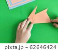 Origami step by step. How to make a paper bunny 62646424