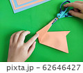 Origami step by step. How to make a paper bunny 62646427