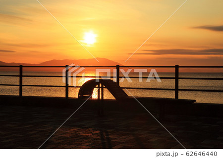 サロマ湖の夕日 サロマ湖の夕日 62646440