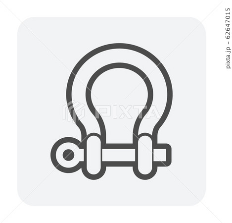 shackle steel icon 62647015