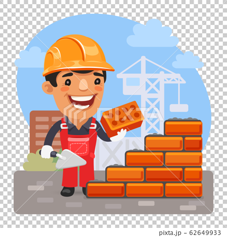 cartoon construction site