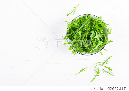 Fresh arugula or rocket leaves salad, rucola, top 62652817