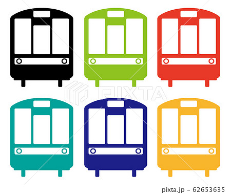 電車　列車　鉄道　アイコン　 62653635