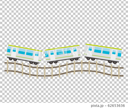 電車　列車　鉄道　アイコン　 62653636