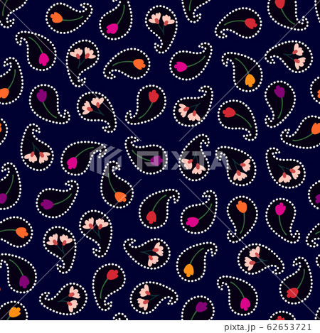 Seamless pattern with wildflowers. Seamless pattern with wildflowers. 62653721