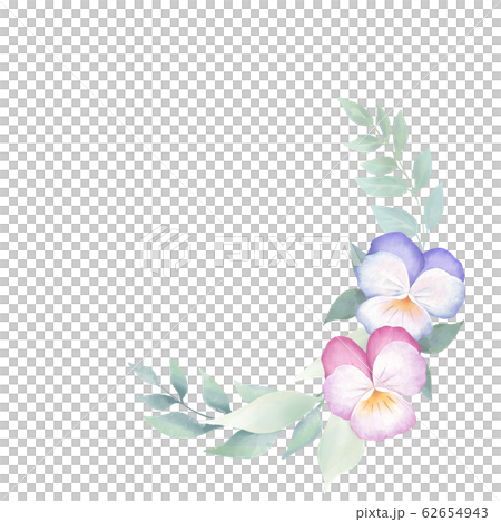 Floral composition with flowers and leaves Floral composition with flowers and leaves 62654943