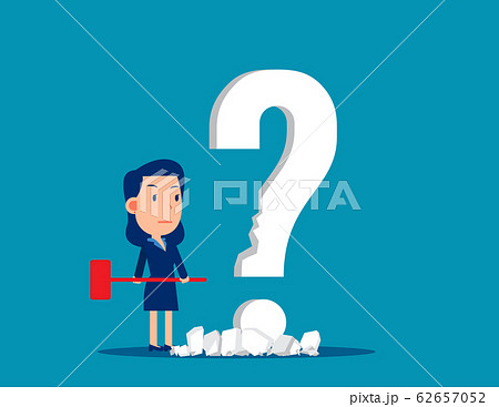 Break a question mark with a hammer. Tried 62657052