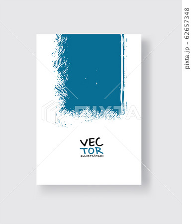 Blue ink brush stroke on white background. Blue ink brush stroke on white background. 62657348