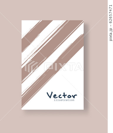 Abstract ink brush banners with grunge effect 62657471