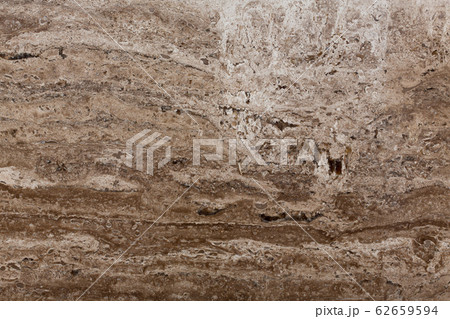 Dark brown travertine stone texture. Natural stone abstract background. 62659594