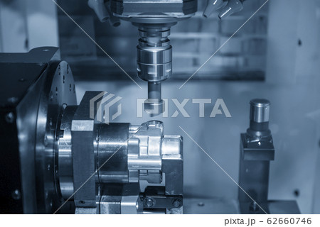 The  multi-axis  CNC milling machine  . 62660746