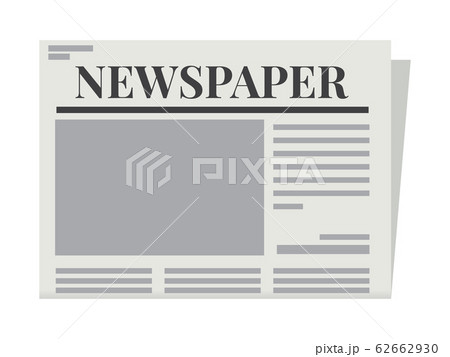 Newspapers template. Isolated Vector Illustration 62662930