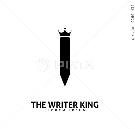 abstract logo of the writer king. Isolated Vector 62664432