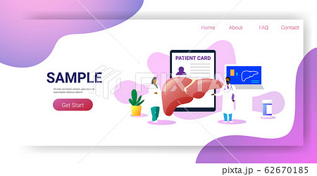 doctors team examining human liver medical consultation internal organ inspection examination treatment concept horizontal copy space full length 62670185