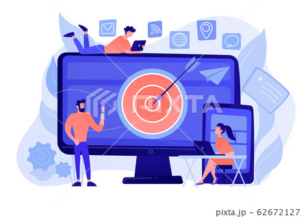 Multi device targeting concept vector illustration. 62672127