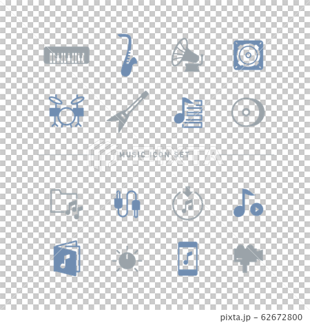MUSIC ICON SET MUSIC ICON SET 62672800