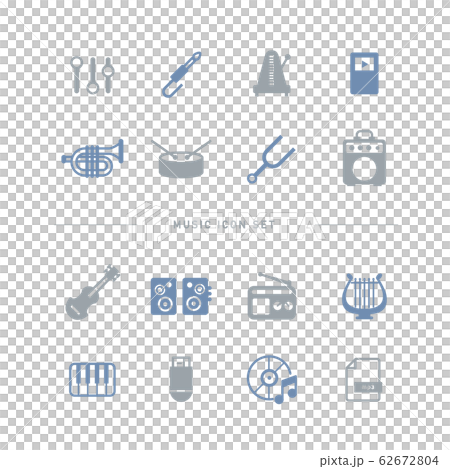MUSIC ICON SET MUSIC ICON SET 62672804