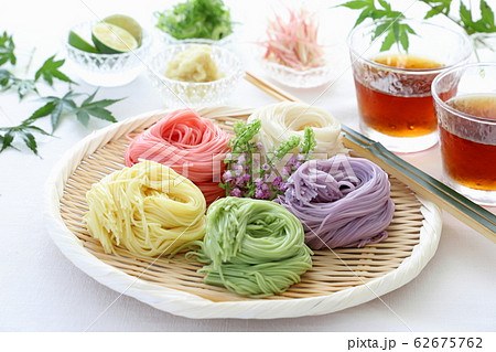 カラーそうめん 62675762