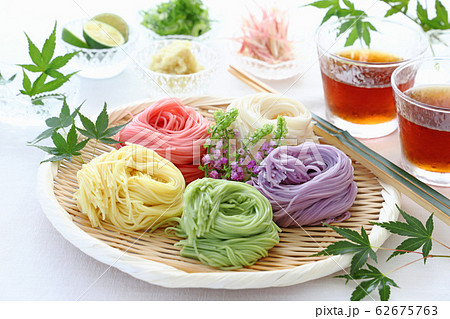 カラーそうめん 62675763