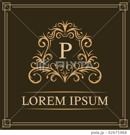 Luxury logo template, letter P logo design, vector illustration Luxury logo template, letter P logo design, vector illustration 62675968