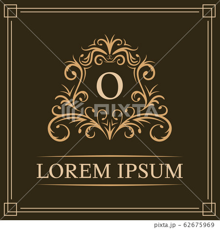 Luxury logo template, letter O logo design, vector illustration Luxury logo template, letter O logo design, vector illustration 62675969