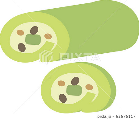 抹茶ロールケーキ 62676117