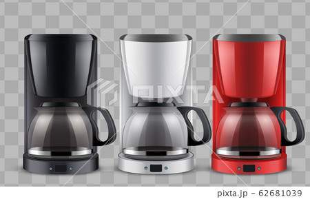 Drip Coffee Maker With Glass Pot のイラスト素材