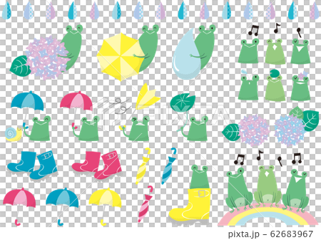 Dot _ rainy season set_02 Dot _ rainy season set_02 62683967