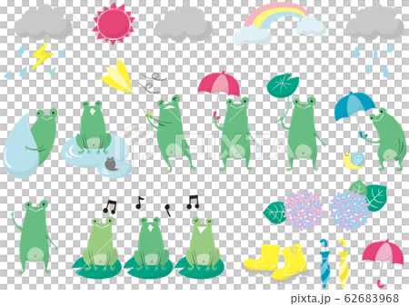 Dot _ rainy season set_01 Dot _ rainy season set_01 62683968