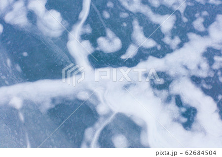 Aerial view of Glacier. Ice lake in Lofoten 62684504