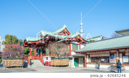 東京都　早春の亀戸天神社 62685248