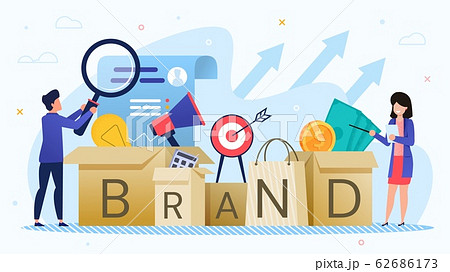 Businesspeople Develop Marketing Brand Strategy 62686173