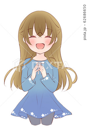 女の子　笑顔 62686650