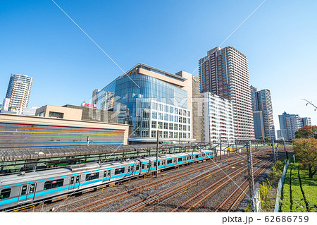 埼玉県 JR川口駅と街並み 埼玉県 JR川口駅と街並み 62686759