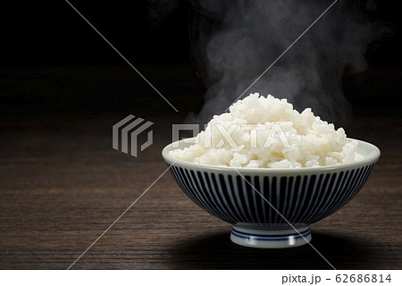 炊きたてのご飯 コピースペース 62686814