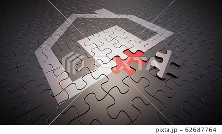 House make of puzzle Real Estate House make of puzzle Real Estate 62687764