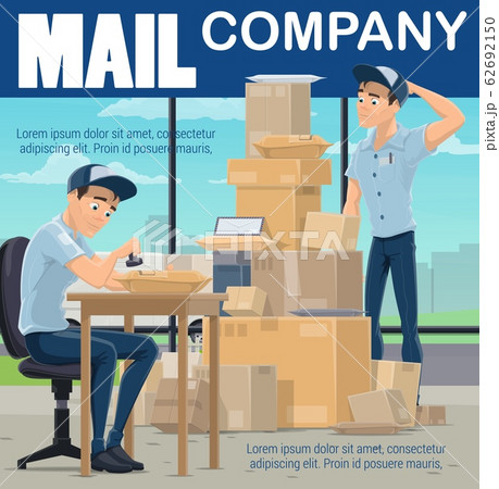 Post office, parcels and mail sorting 62692150