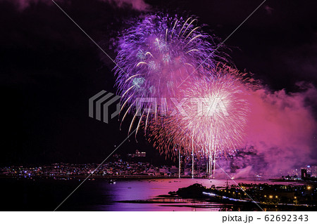 （長野県）諏訪湖祭湖上花火大会 62692343