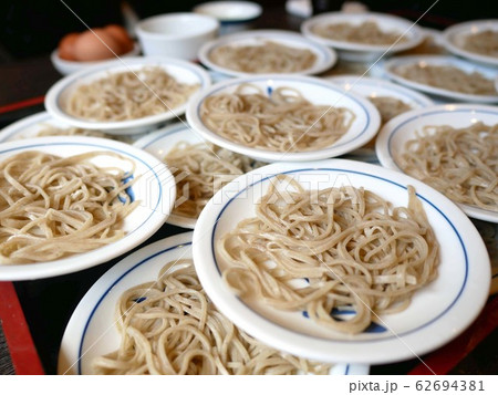 出石そば　皿そば　蕎麦の写真のタグ 62694381