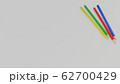 color pencils on a white surface 62700429