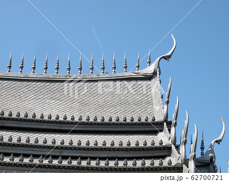 beautiful gable of the famous temple 62700721