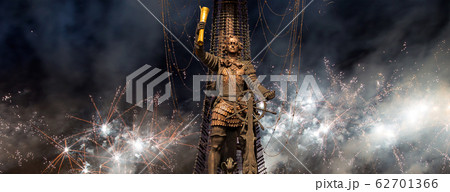 Fireworks over the Moscow, Russia Fireworks over the Moscow, Russia 62701366