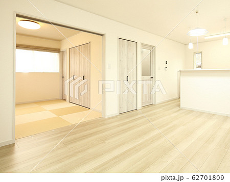 新築住宅 LDKと和室 新築住宅 LDKと和室 62701809