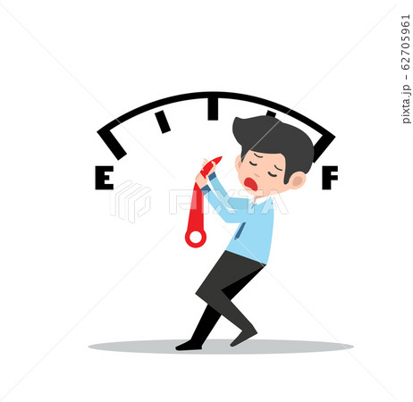businessman trying to stop Gas Gauge businessman trying to stop Gas Gauge 62705961