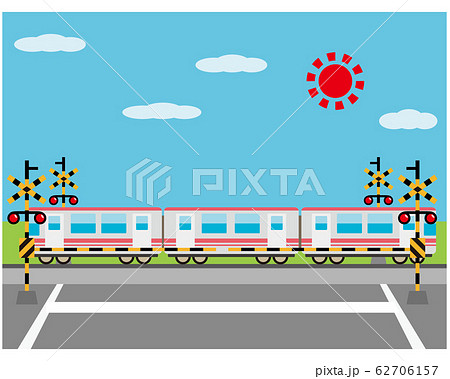 Railroad crossing train train railway icon - Stock Illustration [62706157]  - PIXTA