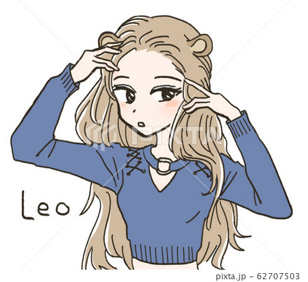 獅子座の女の子 62707503