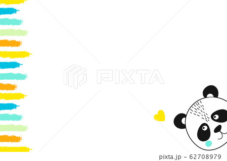 Template poster with colorful hand draw strip 62708979