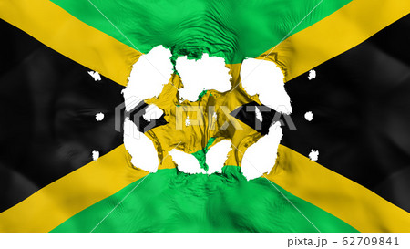 Holes in Jamaica flag 62709841